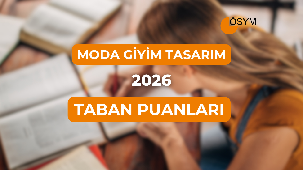 DGS Moda Giyim Tasarımı 2026 Taban Puanları (Son 4 Yıl)