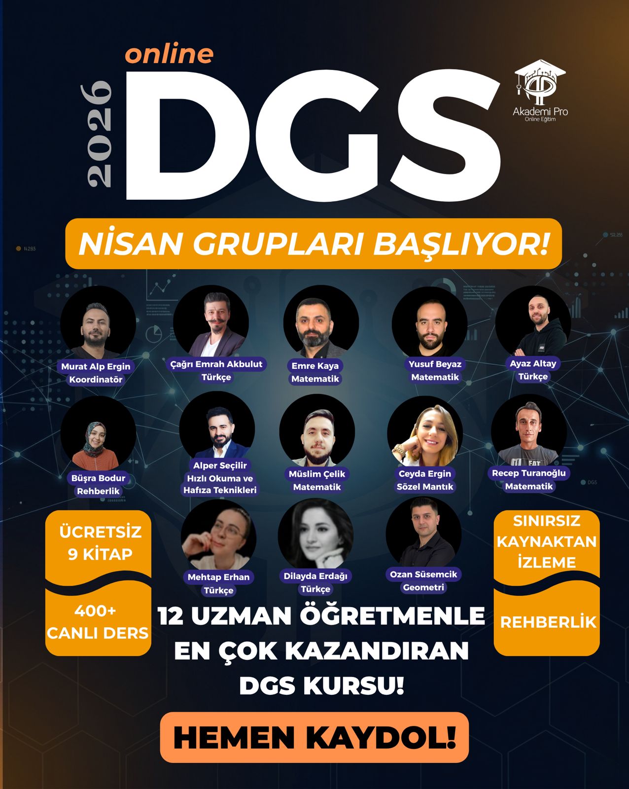 Dgs 2026  Sözel Canlı Ders Paketi Nisan Grubu