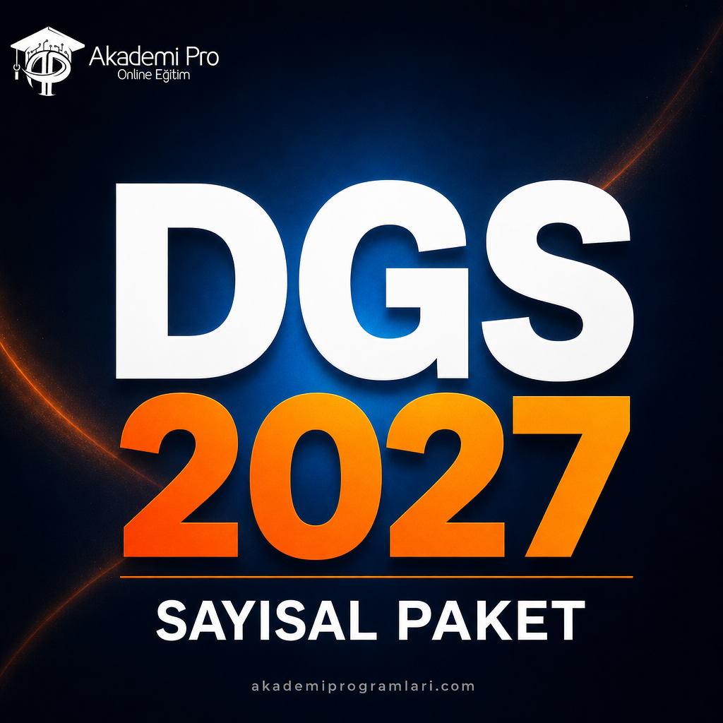 Dgs 2027 Sayısal Canlı Ders Paketi